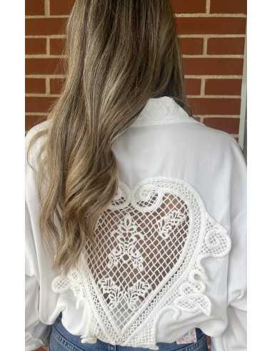 BesobelCAMISA GUIPUR CORAZÓNBlusas y camisas