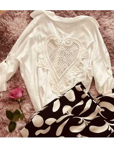 BesobelCAMISA GUIPUR CORAZÓNBlusas y camisas