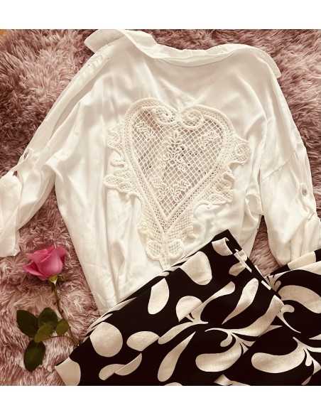 BesobelCAMISA GUIPUR CORAZÓNBlusas y camisas