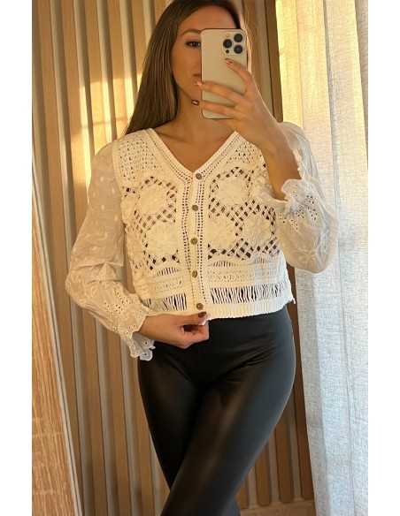 BesobelCAMISA BORDADAREBAJAS