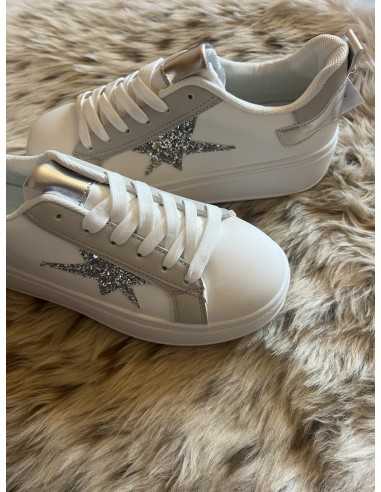 BesobelZAPATILLAS BLANCO Y PLATACalzado
