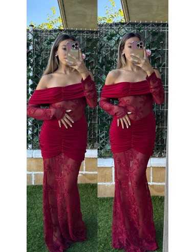 BesobelVestido Rihanna burdeosNovedades