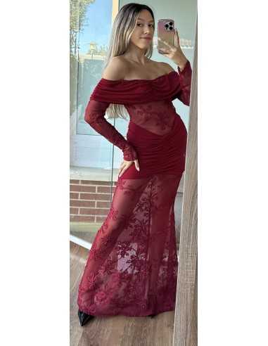 BesobelVestido Rihanna burdeosNovedades